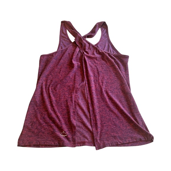 Beyond Yoga Womens Small Purple Activewear Tank Top Racerback Twist Open Back - Picture 2 of 5